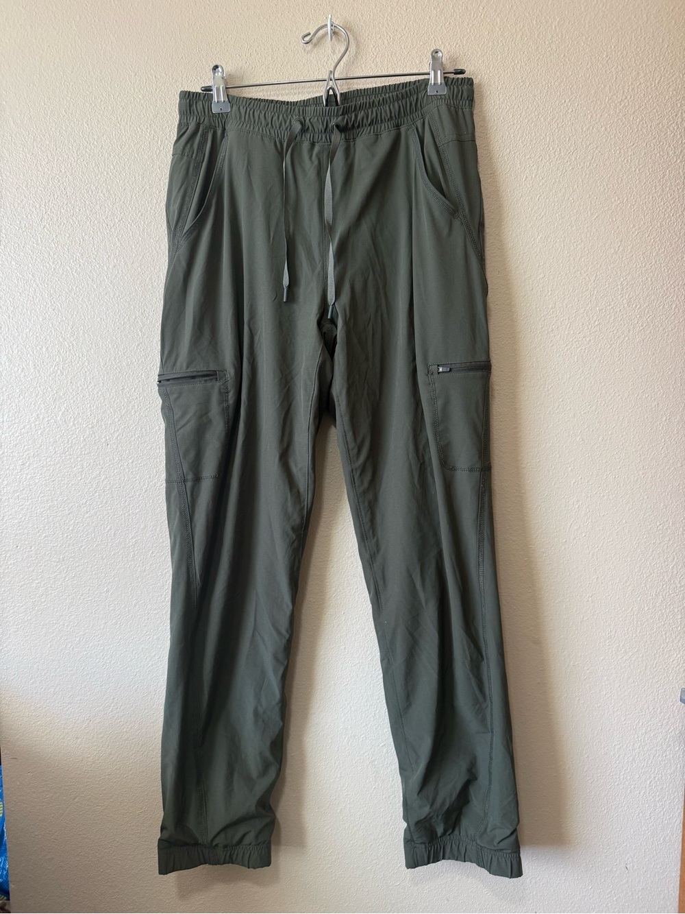 Eddie Bauer Olive Drawstring Cargo Pants